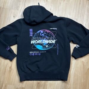 Scuffed Worldwide Black Hoodie